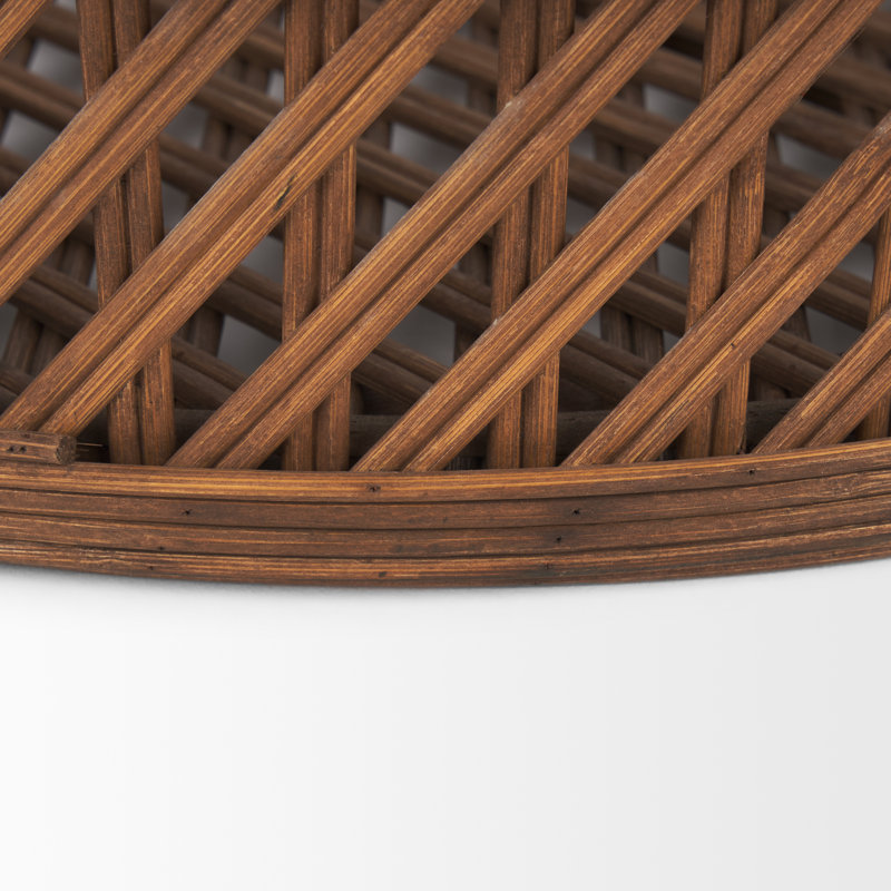 Ayanne Wicker Tray - Set of 2, Medium Brown