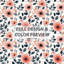 Ensemble de literie pour filles 5 pièces - Ensemble de housse de couette et coussin décoratif Nature Botanical Flower Garden-124208043