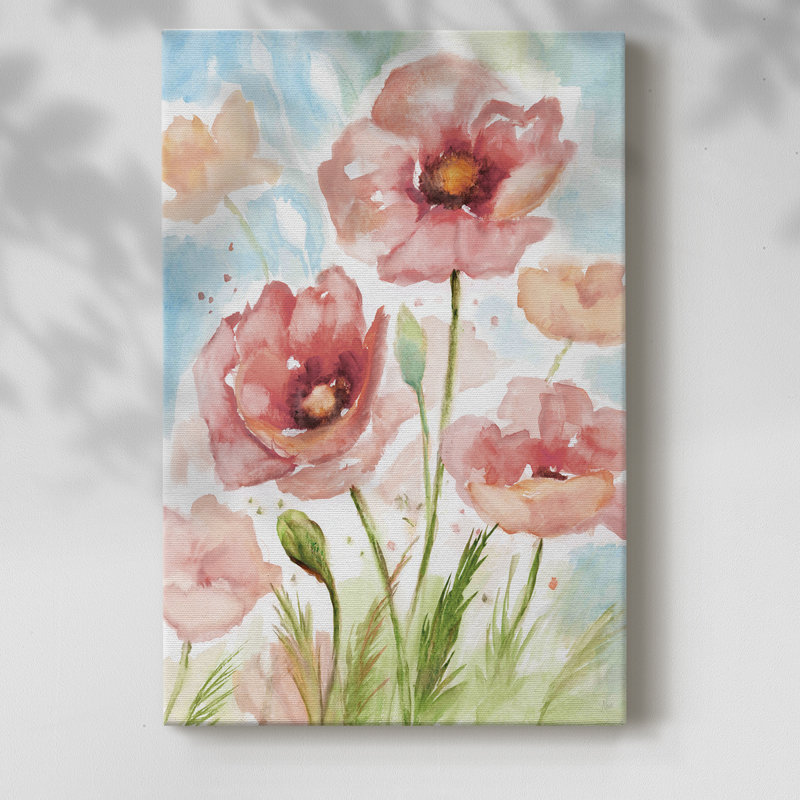 Botanical Blush I - galerie Cavas, H 12 po x l 8 po