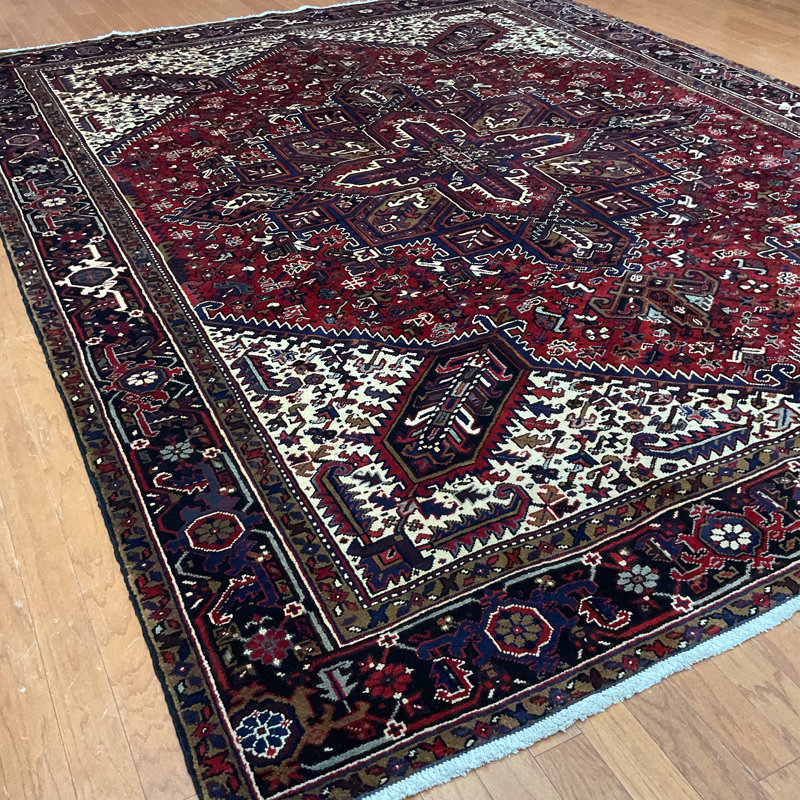HERAT ORIENTAL Handmade Heriz Wool Rug