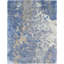 Tapis bleu abstrait moderne fait à la main Versailles-534769182