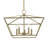 Veasey 5 - Light Dimmable Lantern Square / Rectangle Chandelier-579106126