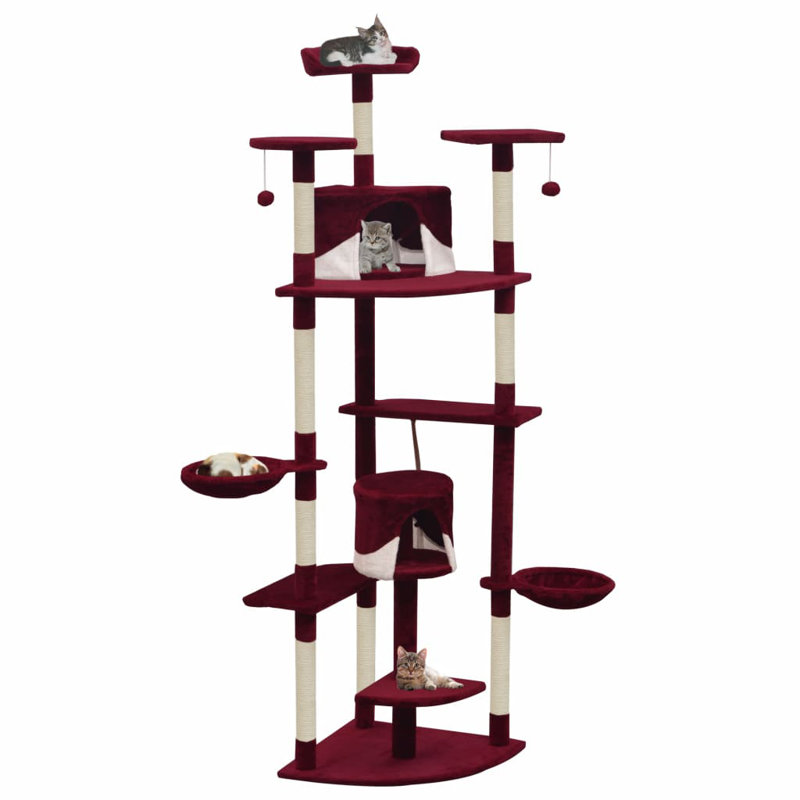 Alta 203cm H Cat Tree, Red
