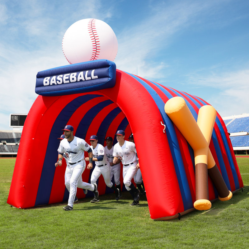 Tunnel de sport gonflable Wellcomer - Baseball