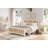 Rattan Bed Frame With Headboard, Boho Cane Platform Bed Frame With Strong Metal Slat, Noise Free-930438020-907927858