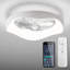 Ventilateur de plafond encastré à intensité variable avec lumières DEL-92210228
