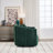 Upholstered Swivel Barrel Armchair-910433566