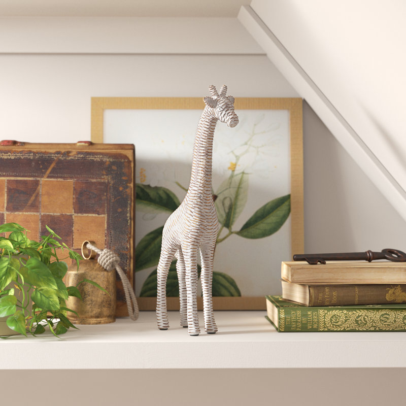 Boulders Handmade Giraffe Decorative Object