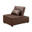 Hulse 3-in-1 Vegan Leather Convertible Armchair-1202728353
