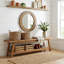 Solid Wood Storage Bench