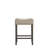 Martha II Tan Linen & Weathered Gray Finish Counter Height Stool (Set Of 2)-1713948317