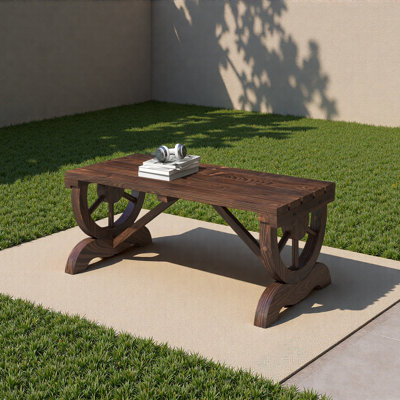 Banc de jardin en bois pour 2 personnes, banc de véranda à roulettes pour jardin arrière, soutien 550 lb, mobilier de jardin rustique