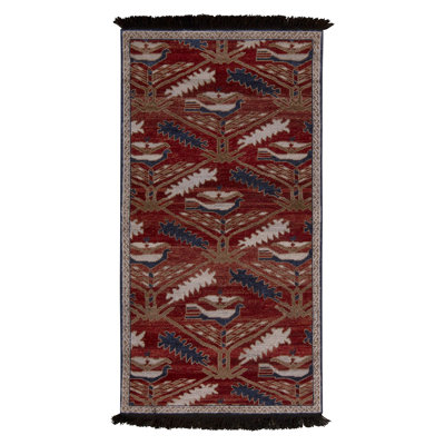 Burano Hand Knotted Wool Geometric Area Rug