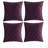 HV_Set Of 4 Throw Velvet Self Cross Cushion Covers-2275331-2275341