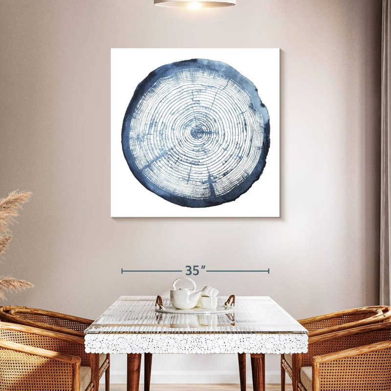 Avery Tree Ring Overlay I, 39" H x 39" W