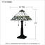 Lampe de table en résine Ludden
