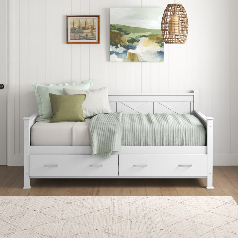 Pasadena Solid Wood Daybed, Cream