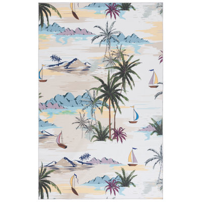 Tapis ivoire / taupe Amalea 829