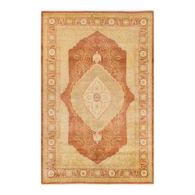 Classic One-of-a-Kind 6' 3" x 9' 6" Hand Knotted Area Rug