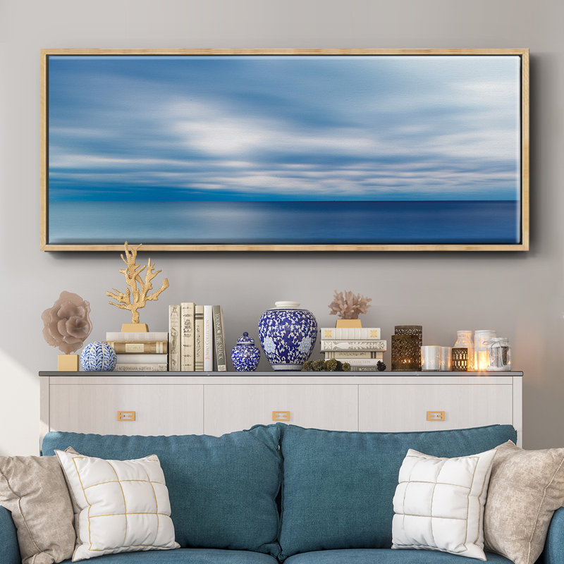 Forever Blue- Framed Canvas