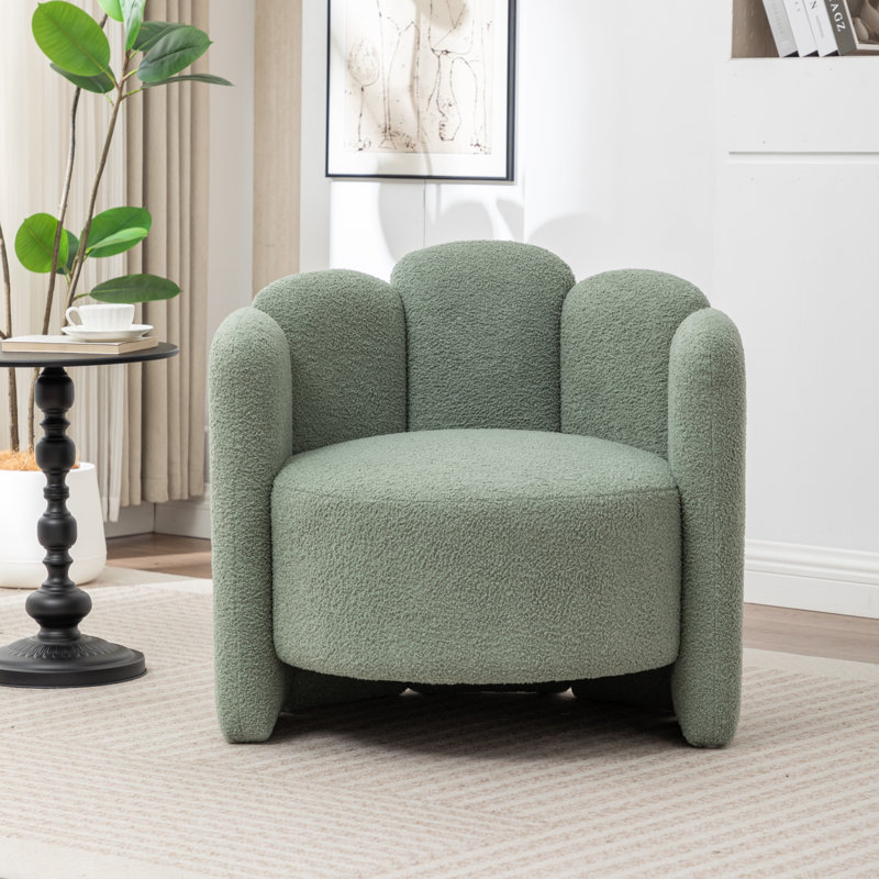 Fauteuil demi-tonneau Sherpa, Vert
