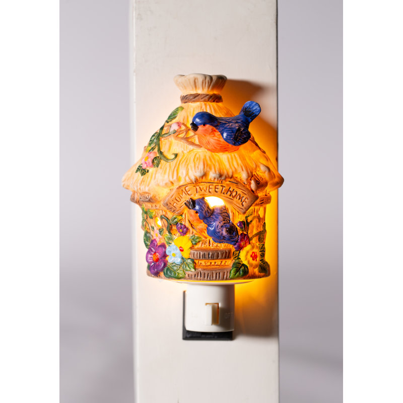 Plug-In Birdhouse Night Light