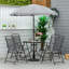 Steel Patio Dining Set Table,-1082129600