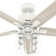 52" Techne 5 - Blade Ceiling Fan with LED Light Kit, Remote Control, WiFi Smart Fan, Easy Install