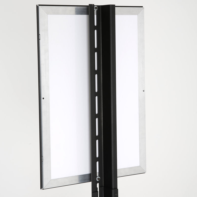 Outdoor Sign Holder, Black