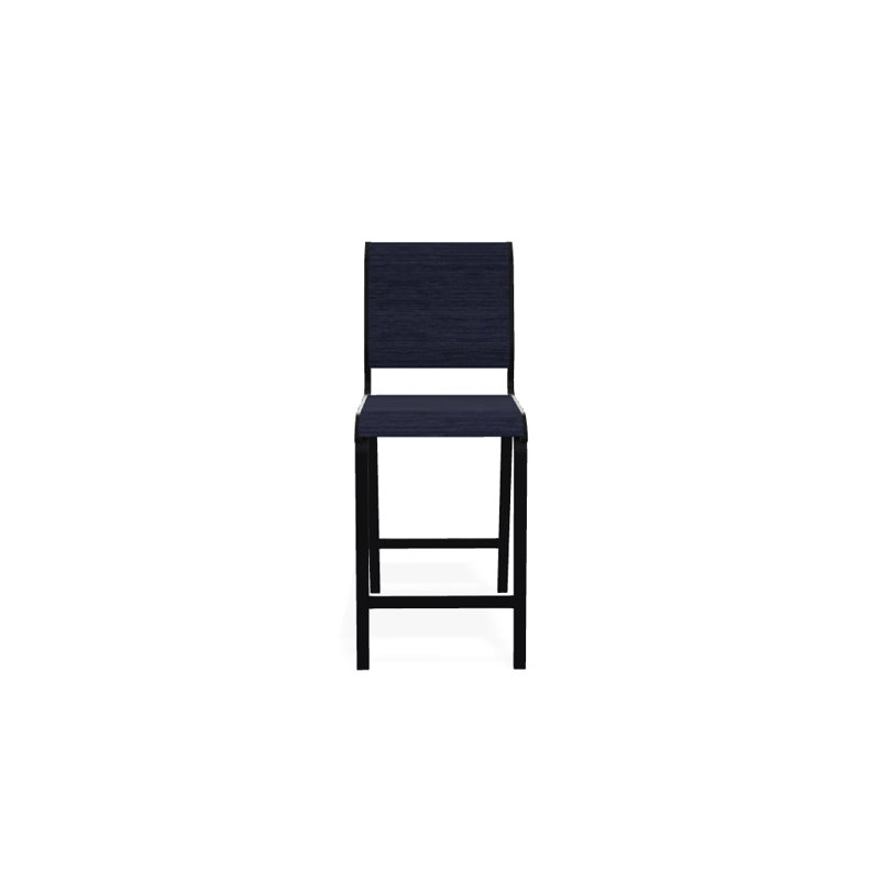 Tabouret de bar 26 po Holna, Noir texturé, Indigo Collect