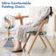Chaise rembourrée empilable rembourrée et rembourrée-1820451040