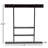 GSE Solid Wood 6 Pool Cue Rack, Billiard Pool Cue Stick Wall Mount Rack Only, Hanging Mounting Rack - Black-72514630