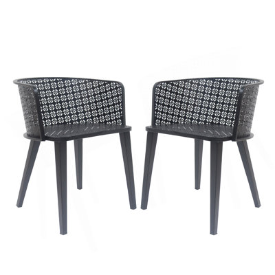 Milan Outdoor Dining Chair(Set of 2)