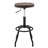 Petrone Upholstered Adjustable Height Counter Stool with Metal Frame-12087911