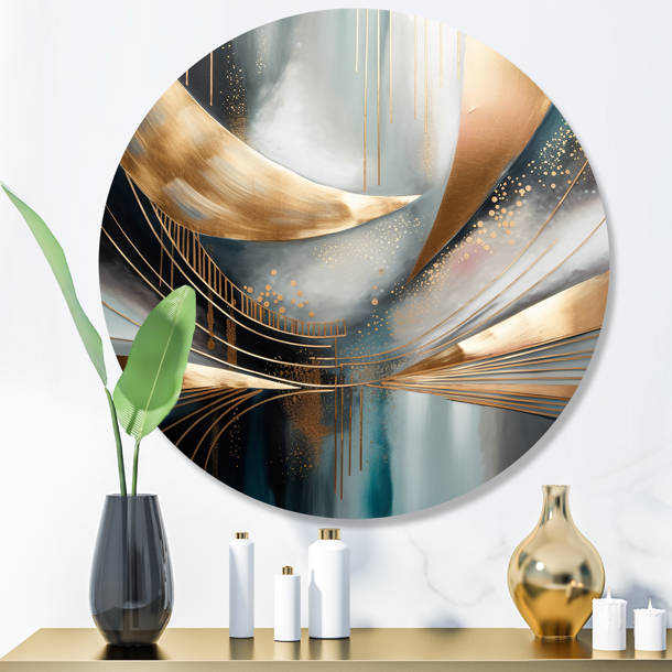 DesignArt Illusions Of Stained Glass On Metal Print & Reviews | Wayfair