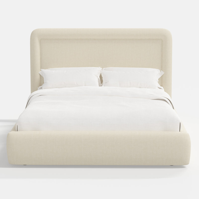 Stoffer Home x Cloth and Co. Marisa Bed, Full, Relaxed Linen Cream