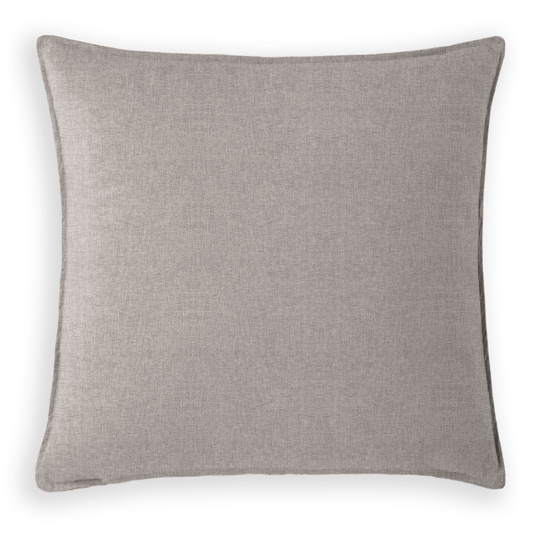  Housse de coussin carré et insert, Taupe, 18 po x 18 po