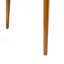 Ensemble de salle à manger 5 pièces pour patio, table à lattes de 63 po et 4 chaises en bois d'acacia et en rotin de polyéthylène pour patio