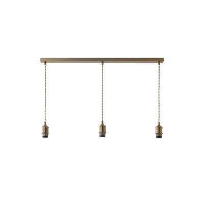 Alajuwon 3 - Light Brushed Brass Pendant
