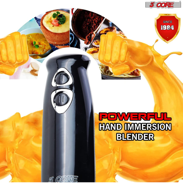 Powerful Immersion Blender 500 Watt Multi-Purpose Hand Blender Heavy Duty  Copper