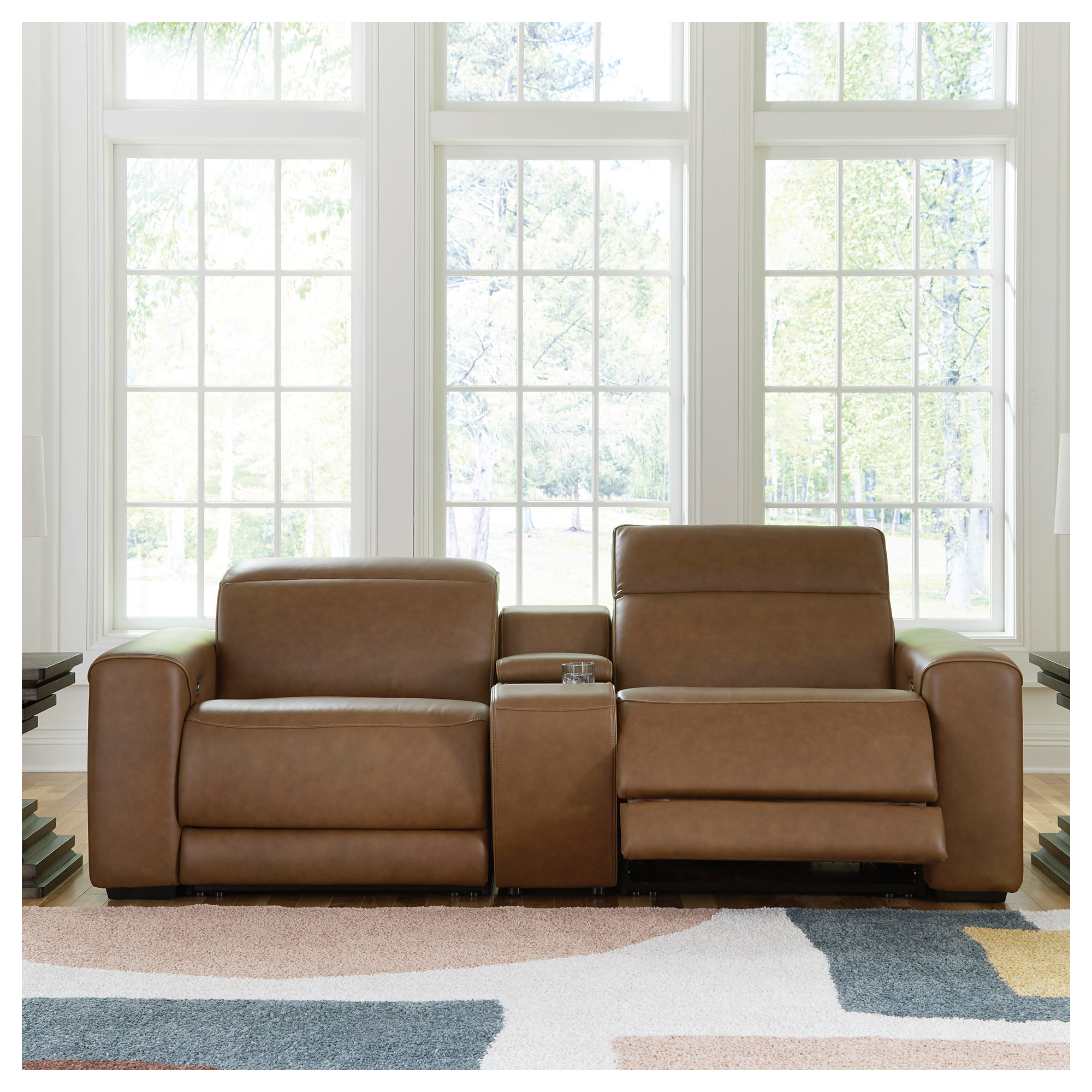 Mellina 2-Piece Power Reclining Sectional Loveseat With Console