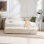 Lit de jour simple rembourré avec couchette, port USB, poches latérales et tissu en velours pour plus de confort et de style-1054888287
