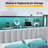 Queen Size Headboard, Adjustable Upholstered Headboard With 2 Tier Shelves And Pegboard With Charging Stations And LED Lights, Modern Bed Headboard With Storage Linen And Light Gray-1072177773-1072177768