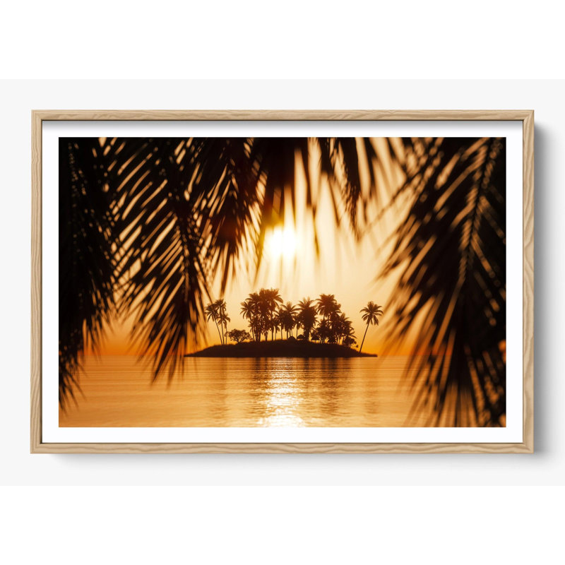 "Iles d'or", Bois naturel, Oui, 26 x 20