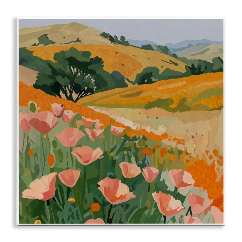 "California Poppies Meadow", art par Amelia Noyes