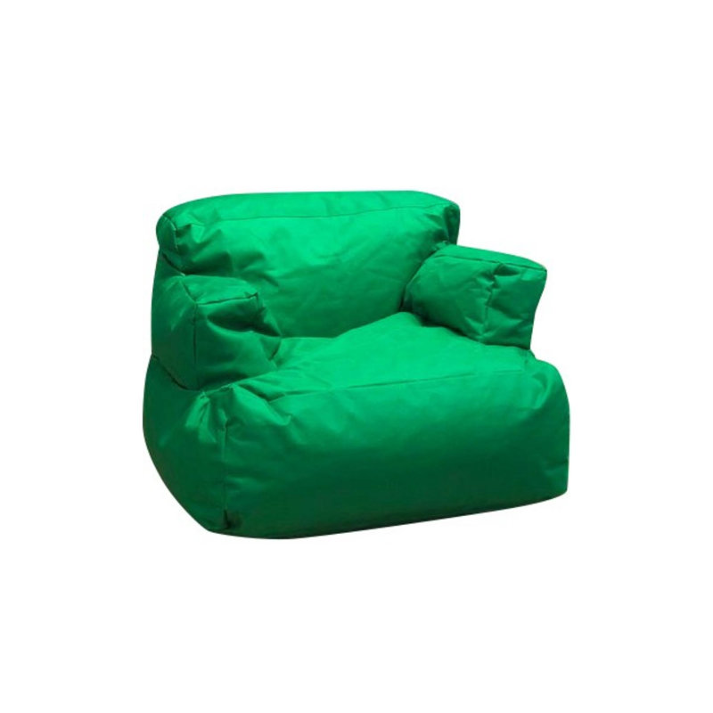 Fauteuil à billes, Polyester vert