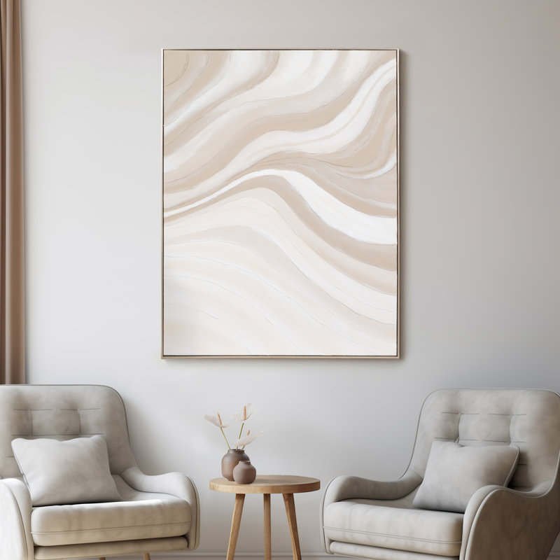 Jaelynne 36 x 48 Tristine, art mural peint à la main