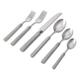 Gabriella 6 Piece 18/10 Stainless Steel Flatware Set, Service for 1