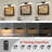 16In Wall Sconce LED Black Art Lights For Paintings Dimmable And Timer