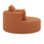 Fauteuil d'appoint pivotant avec 3 coussins amovibles-115839031
